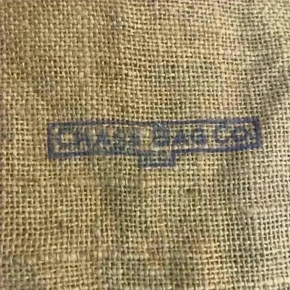 ANTIQUE SWIFT'S SOYBEAN MEAL CHICAGO IL 100 LBS LARGE BURLAP FEED SACK FARMHOUSE - Picture 7 of 9